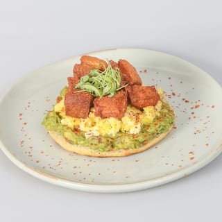Arepa Toast Pork Belly