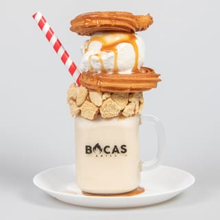 Dulce De Leche Churro Milkshake