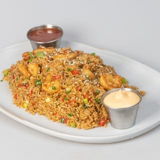 Special fried rice with shrimp