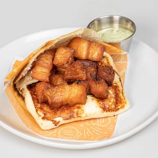 Pork Belly Arepa