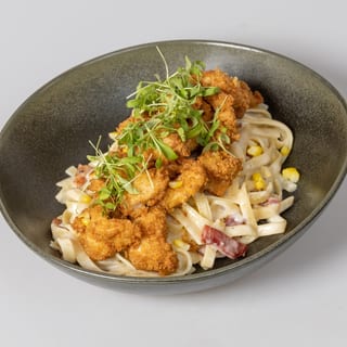 Crispy Chicken Carbonara LS