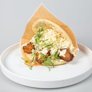 Arepa Sweet Plantains and White Cheese