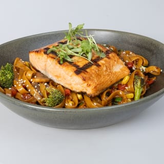Salmon Fettuccine