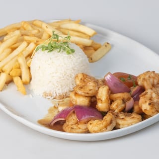 Wok Smoked Shrimp
