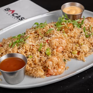 Rice Wok Smoked Shrimp