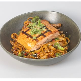 Salmon Fettuccine