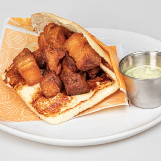 Pork Belly Arepa