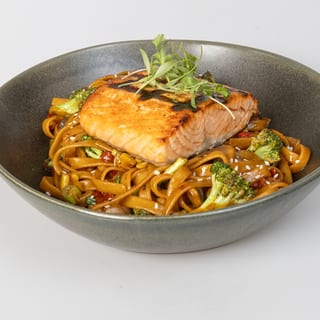 Salmon Fettuccine