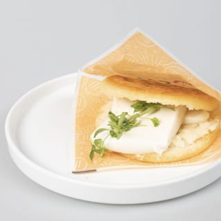 Arepa with soft white cheese