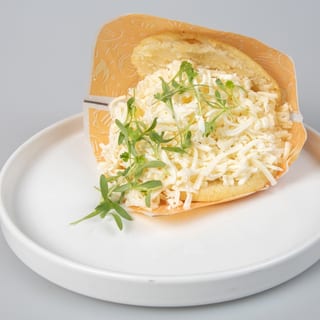 Shredded White Cheese Arepa