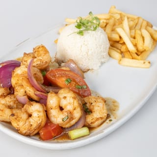 Wok-Smoked Shrimp
