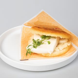 White Guayanese Cheese Arepa